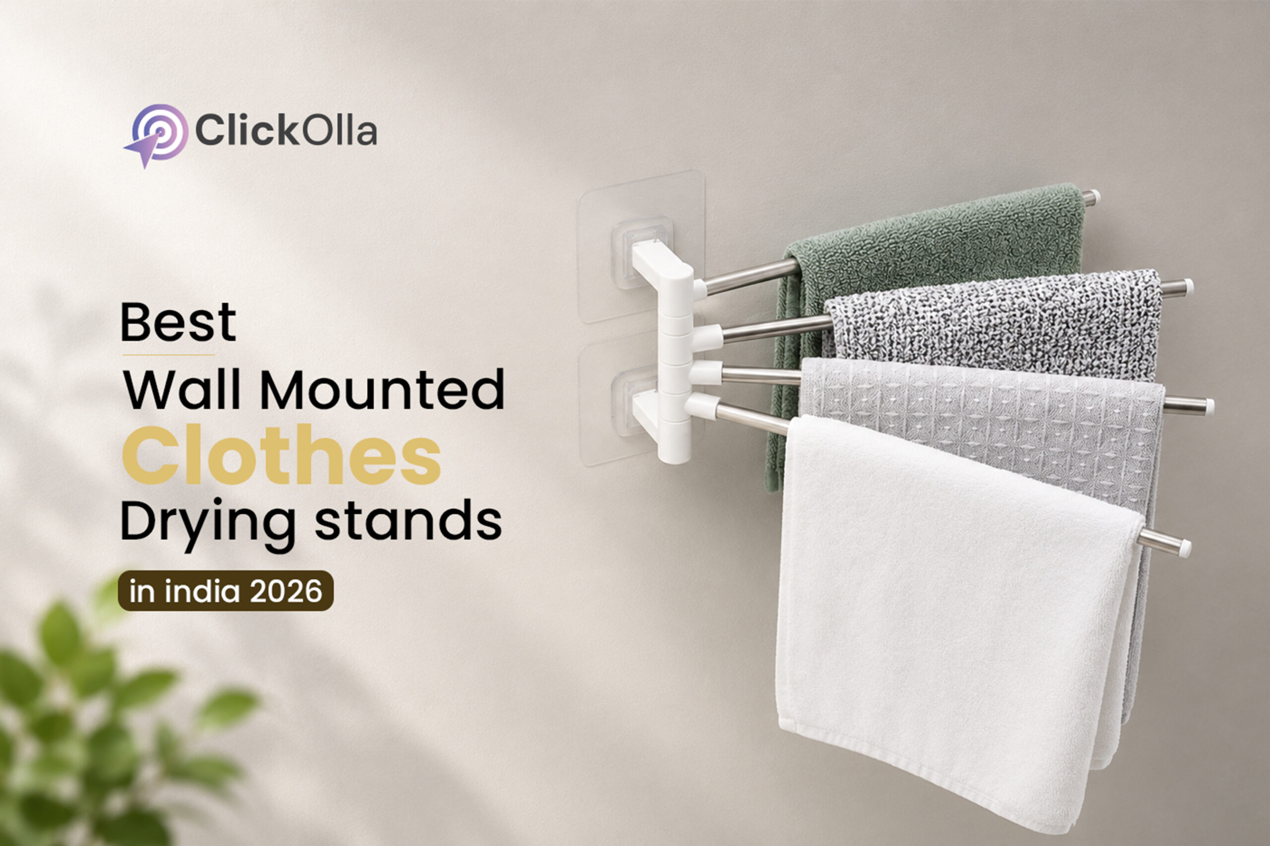 Best Wall Mounted Clothes Drying Stands in India 2026