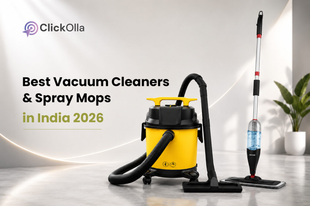 Best Vacuum Cleaners & Spray Mops in India 2026