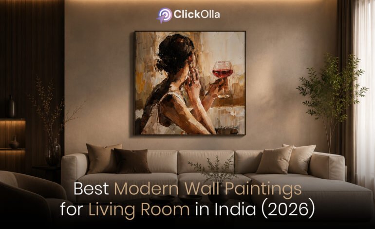 Best Modern Wall Paintings for Living Room in India (2026)