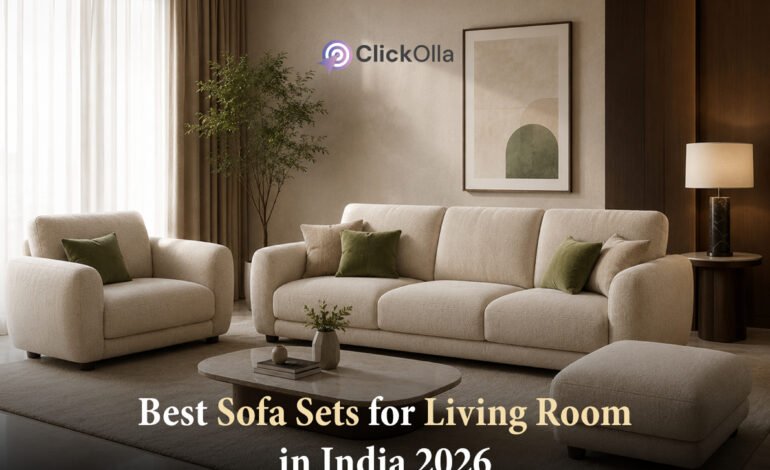 Best Sofa Sets for Living Room in India (2026)